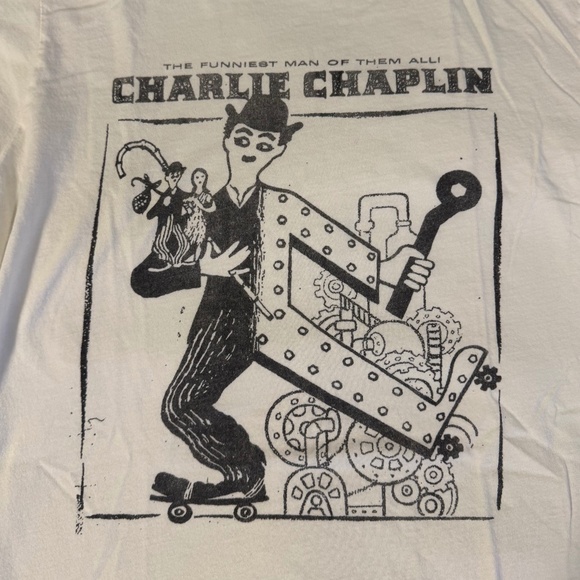 Rare NWOT Local Boogeyman "Charlie Chaplin" Tee Mens Small - Picture 1 of 4